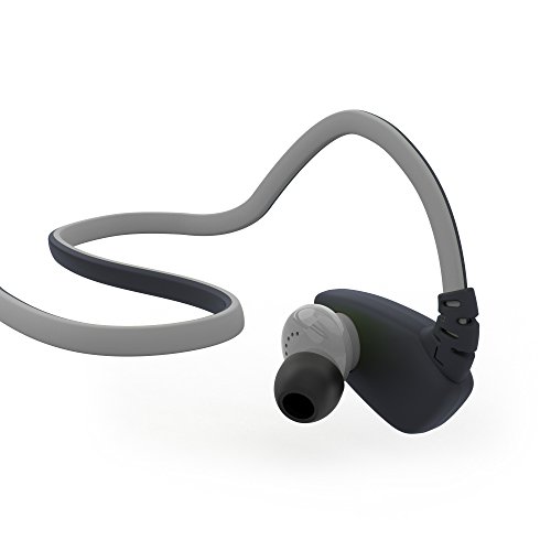 Energy Sistem Earphones Sport 3 Bluetooth (Auriculares inalambricos, Bluetooth, APTX, Secure-Fit, IPX4, Control Talk) Gris