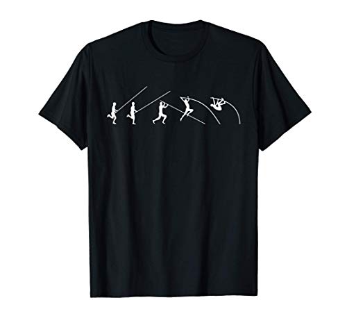 Entrenador de salto con garrocha de la evolución de la salto Camiseta