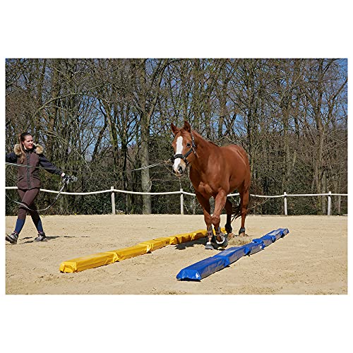 entrenamiento de caballos, equitación, trabajo en el suelo, ejercicio de equilibrio, 4 piezas 300x17x10 cm rellenas, equitación, entrenamiento de caballos