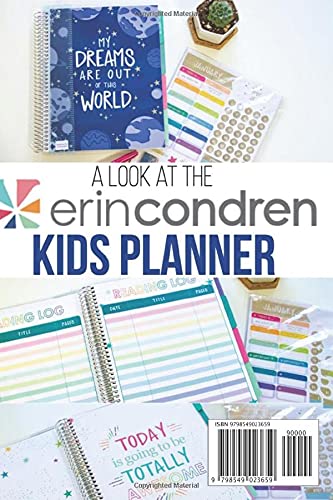 Erin Condren School Notebook: - Letter Size 6 x 9 inches, 110 wide ruled pages
