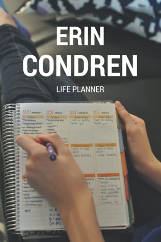 Erin Condren School Notebook: - Letter Size 6 x 9 inches, 110 wide ruled pages