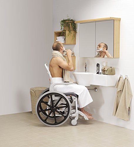 Etac Clean – Silla de ruedas para ducha Asiento Autopropulsada, único