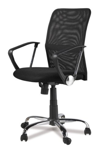 EUROSILLA Silla de Escritorio, Negra, Talla única