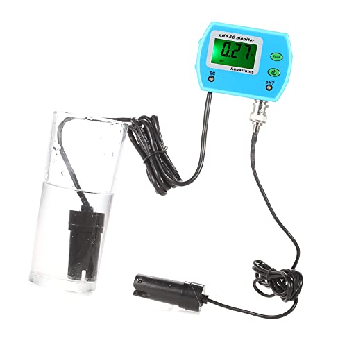 Explopur Mini Profesional 2 en 1 Online de Monitor de la Calidad Agua Agua Calidad probador Multi-parámetro pH/CE Metro Acidometer Agua Dispositivo de análisis de Calidad