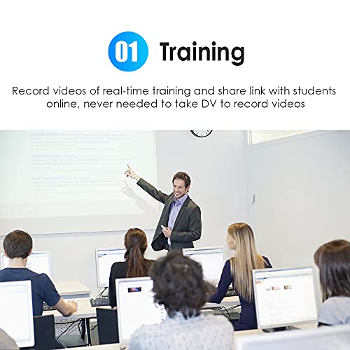 EXVIST 4K 8.0MP PoE IR resistente a la intemperie Cámara IP de transmisión en vivo de domo compacto para transmitir a YouTube Facebook Twitch etc. por RTMP W/3.6mm lente