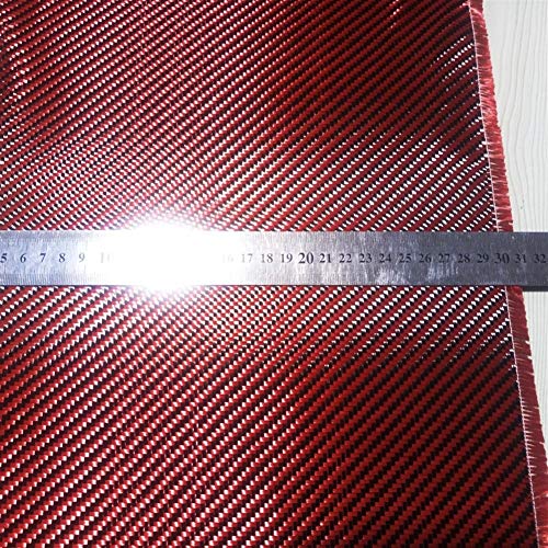 Fácil de instalar Red de Kevlar de fibra de carbono 3K Mixta Tela 200gsm 12" / 30 cm de ancho de la tela cruzada 2x2 híbrido de fibra de aramida Kevlar carbono Paño