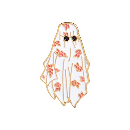 Fantasma Escape Esmalte Pin Insignia Personalizado Paraguas Café Overthink Broches Solapa Jeans Camisa Bolsa Oscuro Regalo De La Joyería De Halloween