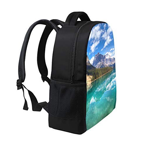 FANTAZIO - Abalorios para mochila, diseño de lago de esmeralda canadiense