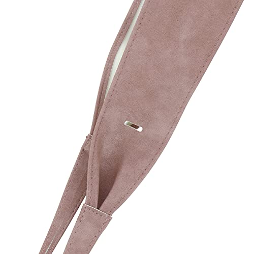 FASHIONGEN - Cinturón de Mujer Obi Ancha de Cuero sintética, para Vestido, MICA - Rosa, S-M