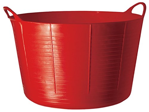 Faulk's SP75R Cubo Flexible Multiusos, Plástico, Rojo