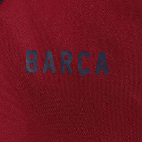 FCB FC Barcelona - Chaqueta Cortavientos Oficial - para Hombre - Impermeable - Azul Marino/Rojo - XXL