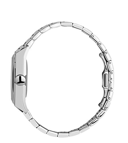 FDC - Reloj de pulsera de acero inoxidable para mujer, diseño de caballo salvaje con elementos florales
