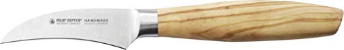 Felix Solingen (971307F) - Cuchillo pelador (tamaño S, hoja de acero de 7 cm, mango de madera de olivo, fabricado en Alemania)