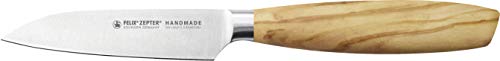 Felix Solingen (971509F) - Cuchillo para verduras (tamaño S, hoja de acero de 9 cm, mango de madera de olivo, fabricado en Alemania)