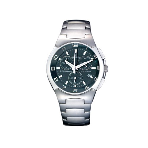 FESTINA F6698/2 - Reloj de Caballero de Cuarzo, Correa de Acero Inoxidable Color Plata