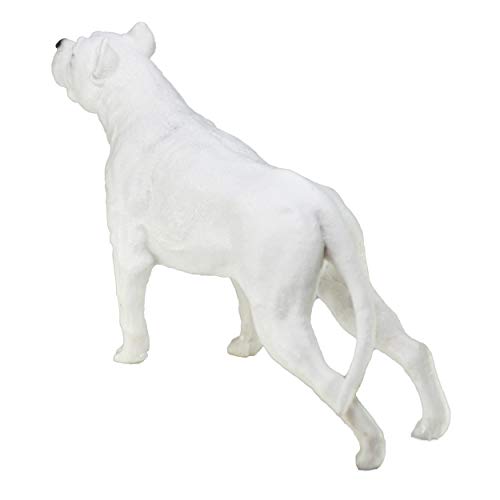 Figura Perro Dogo Argentino, Estatua de Perro, Escultura de Resina, Altura: 13cm.