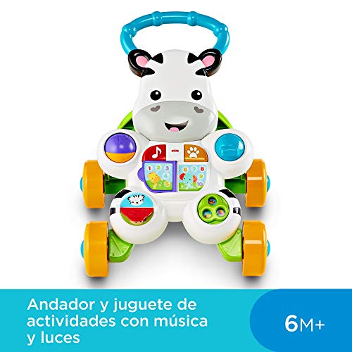 Fisher-Price First Steps Talking Zebra, Baby Walker Spanish version