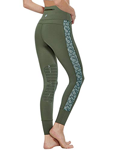 FitsT4 - Pantalones de equitación para mujer, cintura alta, pantalones de silicona, agarre activo ecuestre