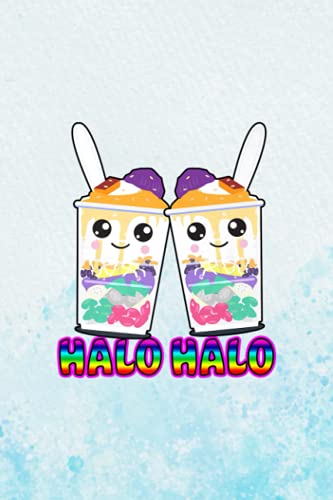 Flight Information Log Book Halo-Halo Filipino Dessert Ice Cream Fruit Shaved Ice Foodie Premium