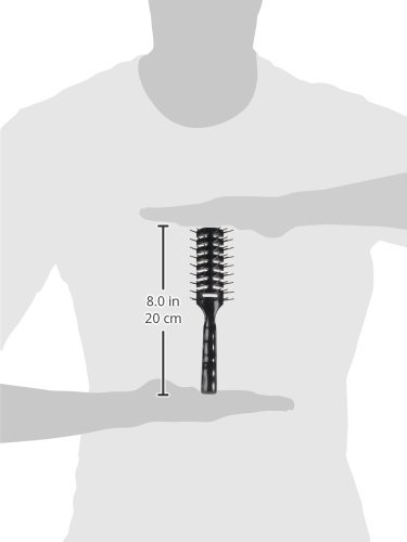 Fripac-Medis - Cepillo esqueleto (7 filas), color negro
