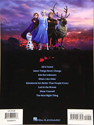 FROZEN 2 PIANO/VOCAL/GUITAR SO: Music from the Motion Picture Soundtrack