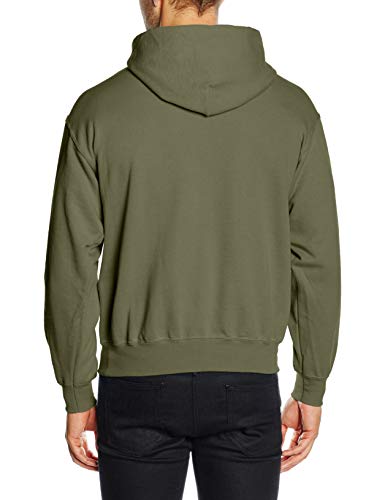 Fruit of the Loom SS026M, Sudadera con capucha Para Hombre, Verde (Classic Olive), Large