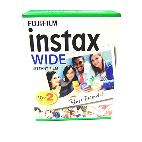 Fujifilm Fuji Instax Wide Film - Lote de 40 exposiciones para cámara Polaroid 210 200