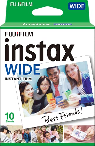 Fujifilm instax WIDE - Película fotográfica instantánea de gran formato (10 hojas)