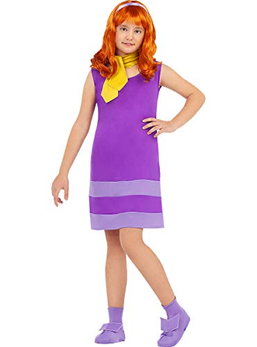 Funidelia | Disfraz de Daphne - Scooby Doo Oficial para niña Talla 5-6 años ▶ Scooby Doo, Dibujos Animados - Color: Morado - Licencia: 100% Oficial - Divertidos Disfraces y complementos