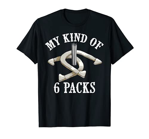 Funny My Kind Of 6 Paquetes | Cool Herradura Pitching Fan Regalo Camiseta