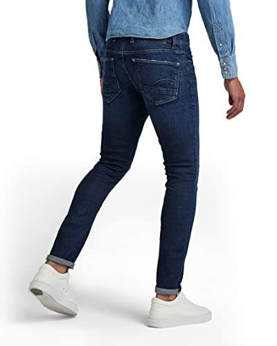 G-STAR RAW Revend FWD Skinny Jeans para Hombre, Azul (Worn in Ultramarine C051-c236), 34W/32L