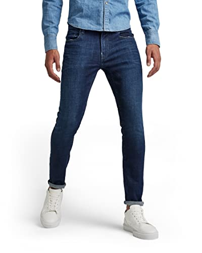 G-STAR RAW Revend FWD Skinny Jeans para Hombre, Azul (Worn in Ultramarine C051-c236), 34W/32L