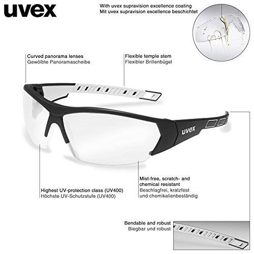 Gafas blancas y negras i-works de Uvex,