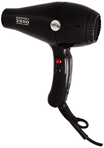 Gamma Piu 3500 Power - Secador de pelo, color negro