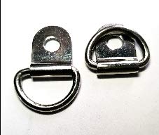 GAO Flora 6 anillas de amarre pequeñas perforaciones de 6,2 mm con tornillo de cabeza de martillo M6 x 12 de acero inoxidable.