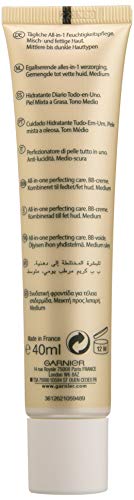 Garnier Skin Active BB Crema para pieles mixtas a grasas medianas – Cuidado milagro perfector Todo en 1 pieles mixtas grasas, 1 unidad