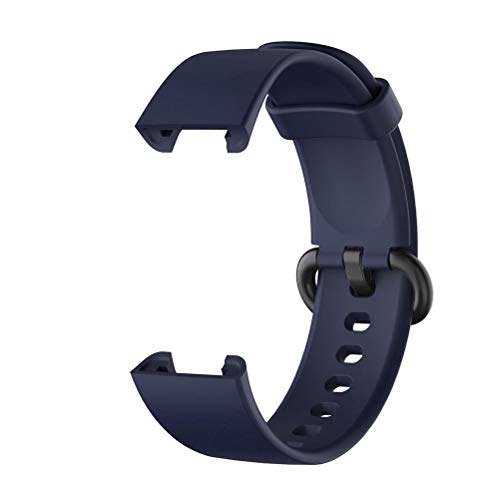 GASF Pulsera De Repuesto De Silicona Correa Ajustable, Correa Conpatible Xiaomi Mi Watch Lite/redmi Watch Lite (sólo La Correa, El Reloj No Está Incluido) - Azul Marino