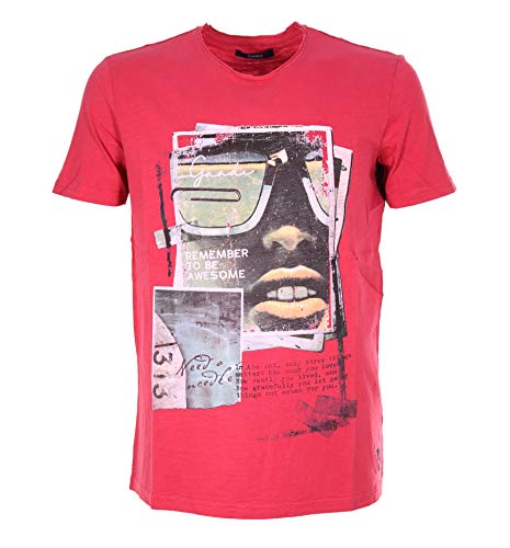 Gaudi Camiseta algodón 011BU64036 fresa, fresa, XXL