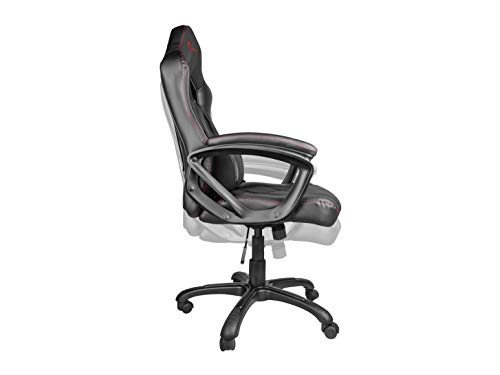 GENESIS Nitro 330 Silla Gaming, Piel, Negro, 76 x 53 x 125 cm