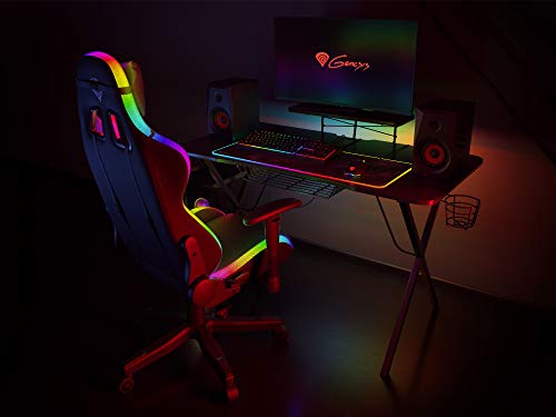 GENESIS Trit 600 RGB Silla para Videojuegos, Negro