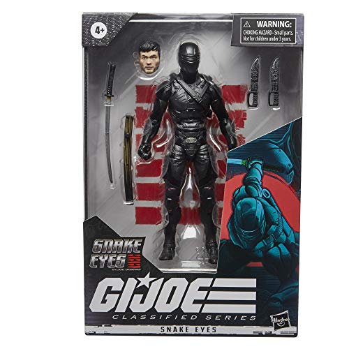 G.I. Joe Classified Series - Snake Eyes: G.I. Joe Origins - Figura Premium Snake Eyes 16 con empaque con Arte Distintivo - 15 cm