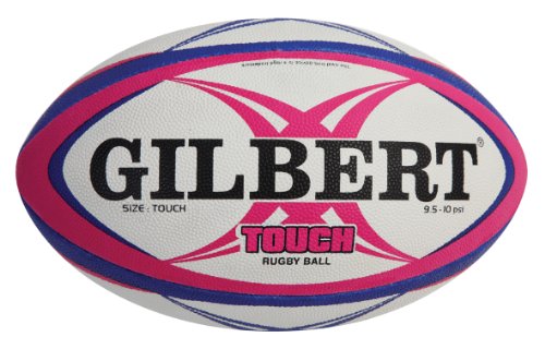 Gilbert Men's Touch Rugby Specialist Ball - Pink/Blue