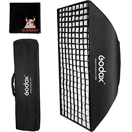 GODOX 60cm x 90cm Studio Flash Honeycomb Grid Softbox con Bolsa de Transporte para Bowens Mount Flash Speedlite (SB-FW6090)