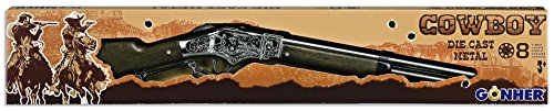 Gonher-rifle cowboy, color plata, sin talla (99/0)