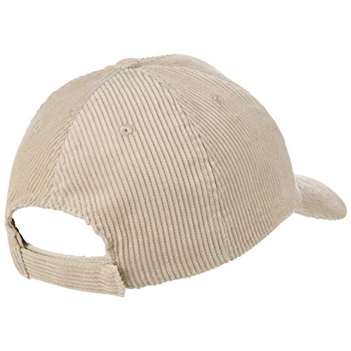 Gorra básica de béisbol de pana Beige chiaro Talla única