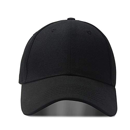 Gorra De Béisbol Sombrero De Equitación Al Aire Libre 56-59cm Negro