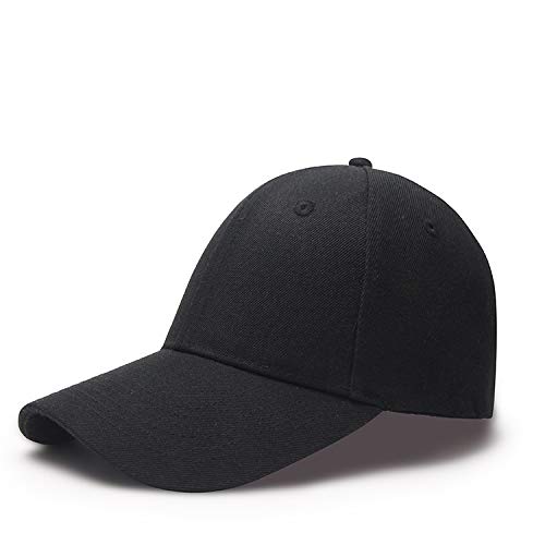 Gorra De Béisbol Sombrero De Equitación Al Aire Libre 56-59cm Negro