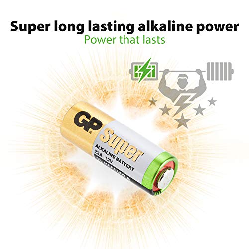 GP Batteries 23A - Pila alcalino de 12 V, (paquete de 5 unidades)