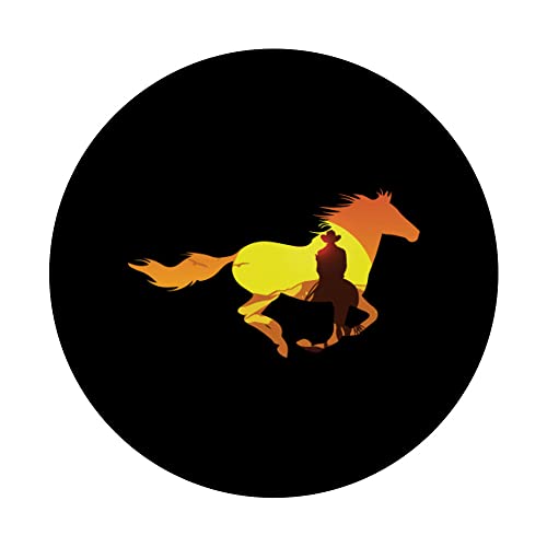 Gran Salvaje Equitación Cowboy Diseño Western Country PopSockets PopGrip Intercambiable