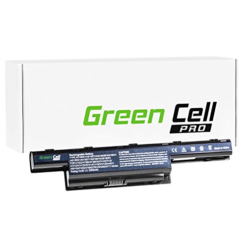 Green Cell PRO Serie Batería para Packard Bell EasyNote LS11 TK81 TK83 TK85 TK87 TS11 TS13 Ordenador (Las Celdas Originales Samsung SDI, 6 Celdas, 5200mAh, Negro)